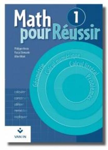 Couverture du livre « Math pour reussir! 1 » de  aux éditions Van In