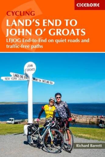 Couverture du livre « CYCLING LAND''S END TO JOHN O'' GROATS » de Richard Barrett aux éditions Cicerone Press