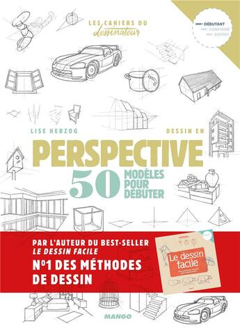 Couverture du livre « Dessin en perspective » de Lise Herzog aux éditions Mango