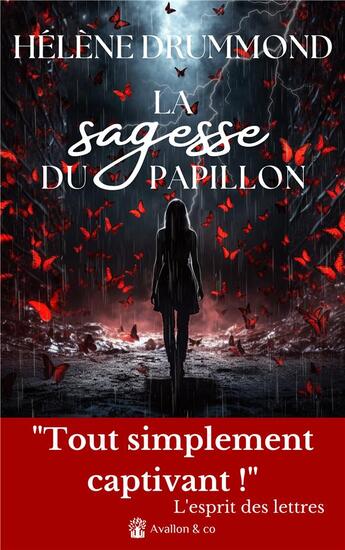 Couverture du livre « La sagesse du papillon » de Helene Drummond aux éditions Avallon & Combe