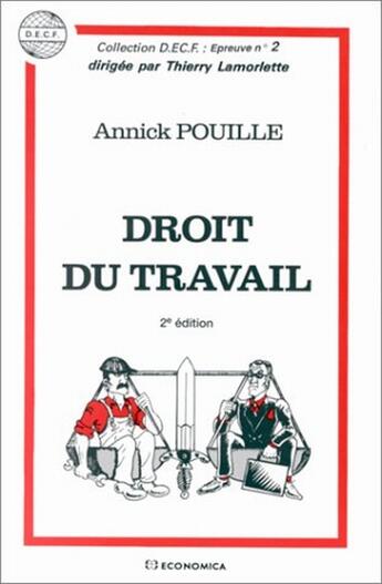 Couverture du livre « Droit Du Travail » de Pouille aux éditions Economica