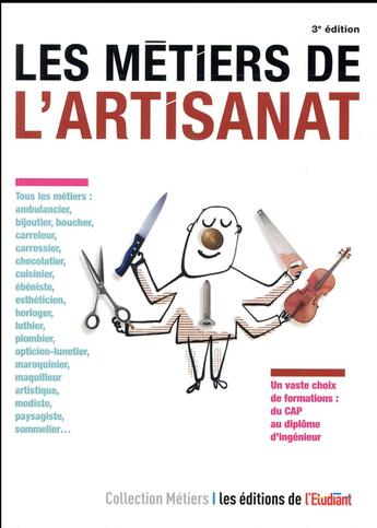 Couverture du livre « Les métiers de l'artisanat (3e édition) » de Daisy Le Corre aux éditions L'etudiant
