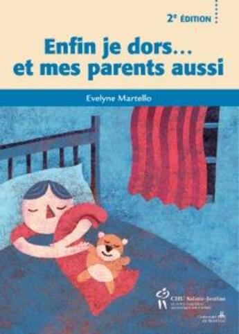 Couverture du livre « Enfin je dors... et mes parents aussi » de Evelyne Martello aux éditions Sainte Justine