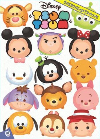 Couverture du livre « Tsum - tsum - cherche et trouve » de  aux éditions Pi Kids