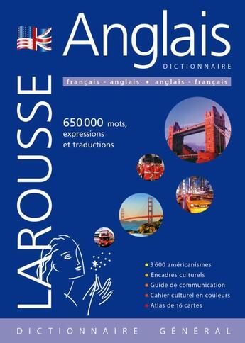 Couverture du livre « Dictionnaire Larousse général français-anglais / anglais-français (édition 2010) » de  aux éditions Larousse