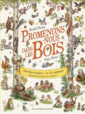 Couverture du livre « Promenons-nous dans les bois » de Rachel Piercey aux éditions Gallimard-jeunesse