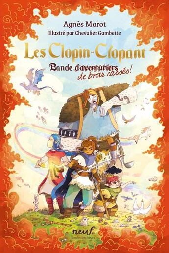 Couverture du livre « Les Clopin-Clopant : Bande de bras cassés ! » de Agnès Marot et Chevalier Gambette aux éditions Ecole Des Loisirs