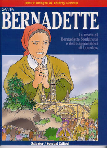 Couverture du livre « Bernadette BD en italien » de Thierry Leveau aux éditions Salvator