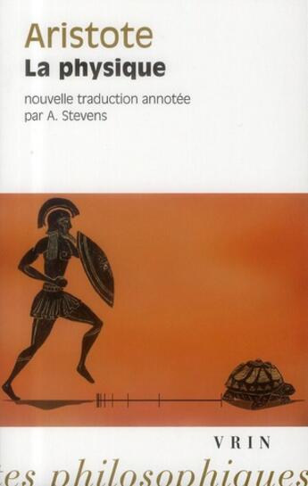 Couverture du livre « La physique » de Aristote aux éditions Vrin