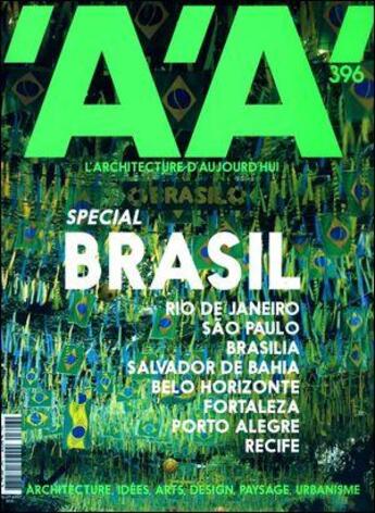 Couverture du livre « L'architecture d'aujourd'hui n 396 - special brasil » de  aux éditions Archipress