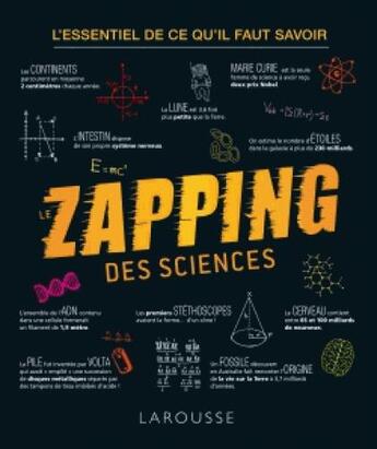 Couverture du livre « Le zapping des sciences » de  aux éditions Larousse