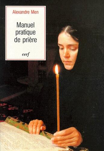 Couverture du livre « Manuel pratique de prière » de Men A aux éditions Cerf