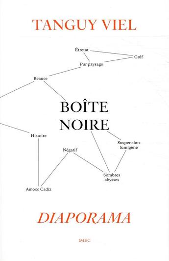 Couverture du livre « Boîte noire » de Tanguy Viel aux éditions Imec