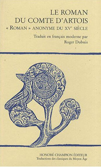 Couverture du livre « Le roman du comte d'Artois ; 