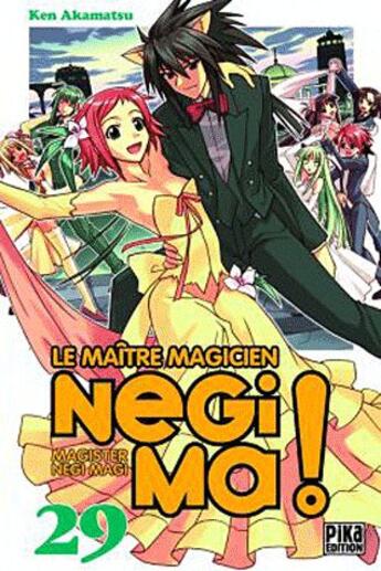 Couverture du livre « Negima Tome 29 » de Ken Akamatsu aux éditions Pika