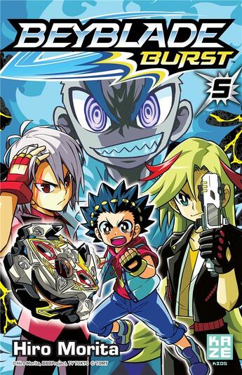 Couverture du livre « Beyblade - burst Tome 5 » de Hiro Morita aux éditions Crunchyroll