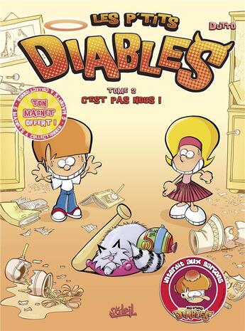 Couverture du livre « Les P'tits Diables t.2 : c'est pas nous ! » de Olivier Dutto et Benoit Bekaert aux éditions Soleil