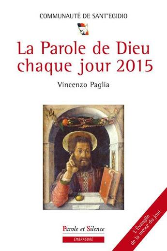 Couverture du livre « Parole De Dieu Chaque Jour 2015 (La) » de Communaute De Sant E aux éditions Embrasure