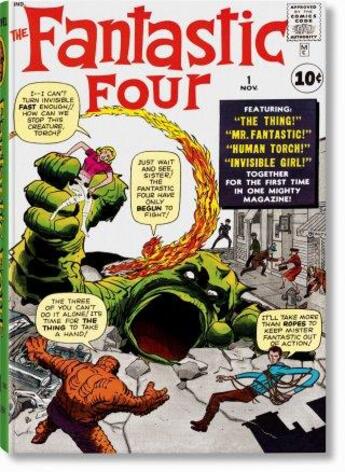 Couverture du livre « Marvel comics, Fantastic Four t.1 : 1961-1963 » de Stan Lee et Mike Waid et Mark Massimino aux éditions Taschen