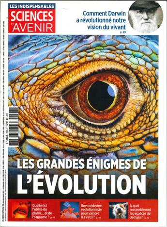 Couverture du livre « Sciences et avenir hs n 208 : les grandes enigmes de l'evolution - janvier/mars 2022 » de  aux éditions Hs Sciences & Avenir