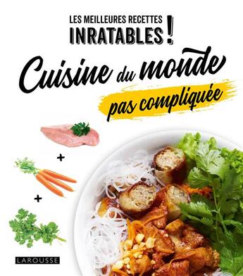 Couverture du livre « Cuisine du monde pas compliquée » de Blandine Boyer aux éditions Larousse