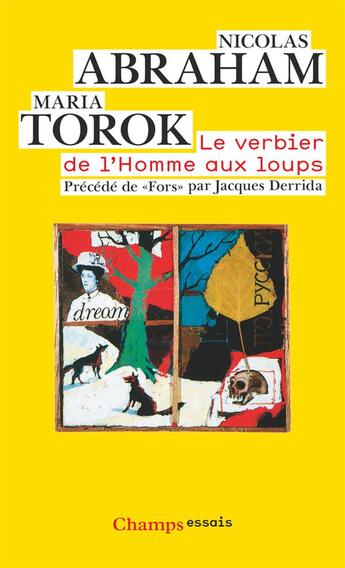 Couverture du livre « Le verbier de l'homme aux loups » de Nicolas Abraham et Maria Torok aux éditions Flammarion