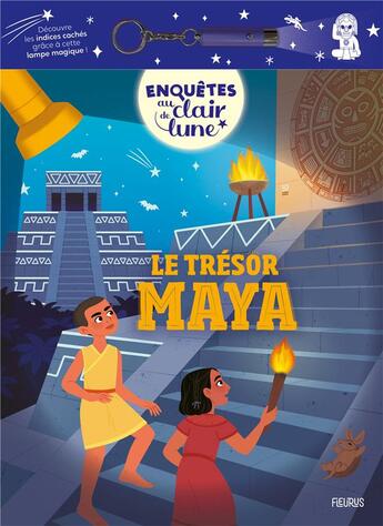 Couverture du livre « Enquetes au clair de lune - le tresor maya » de Mollica/Rochas/Fabre aux éditions Fleurus