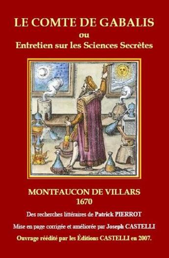 Couverture du livre « Le comte de Gabalis ou entretien sur les sciences secrètes » de Patrick Pierrot aux éditions Castelli