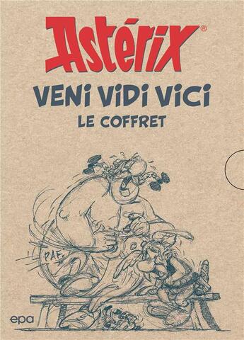 Couverture du livre « Astérix : veni, vidi, vici : le coffret » de Bernard-Pierre Molin aux éditions Epa