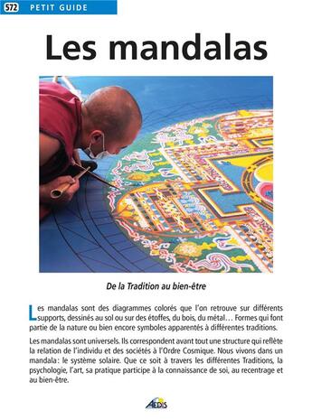 Couverture du livre « Les mandalas » de Anonyme aux éditions Aedis