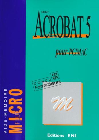 Couverture du livre « Acrobat 5 » de Gregoire Seither aux éditions Eni
