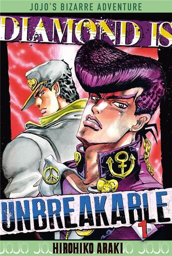 Couverture du livre « Jojo's bizarre adventure - saison 4 ; diamond is unbreakable Tome 1 » de Hirohiko Araki aux éditions Delcourt