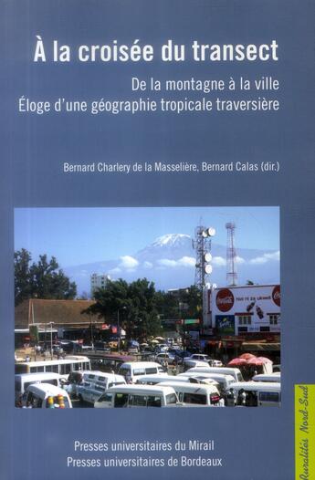 Couverture du livre « A la croisee du transect » de Charlery De La aux éditions Pu Du Midi