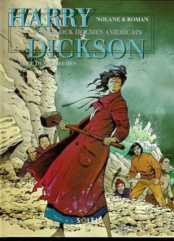 Couverture du livre « Harry Dickson, le Sherlock Holmes américain T.1 ; l'île des possédés » de Olivier Roman et Richard D. Nolane aux éditions Soleil