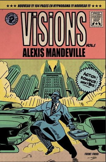 Couverture du livre « Visions » de Alexis Mandeville aux éditions Front Froid