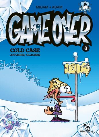 Couverture du livre « Game over Tome 8 : cold case, affaires glacées » de Midam et Adam et Collectif aux éditions Glenat