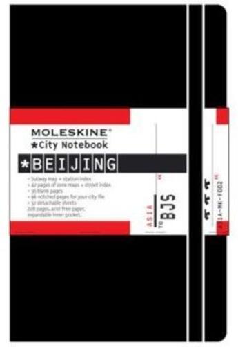 Couverture du livre « City notebook pekin poche couv. rigide noir » de Moleskine aux éditions Moleskine