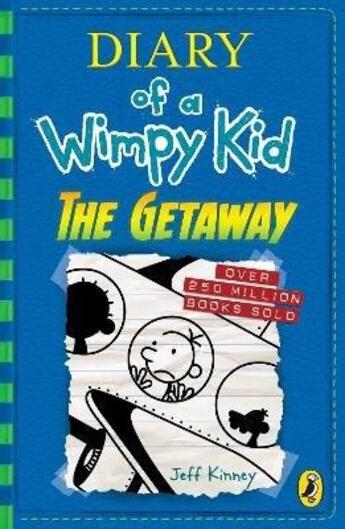 Couverture du livre « THE GETAWAY - DIARY OF A WIMPY KID » de Jeff Kinney aux éditions Penguin