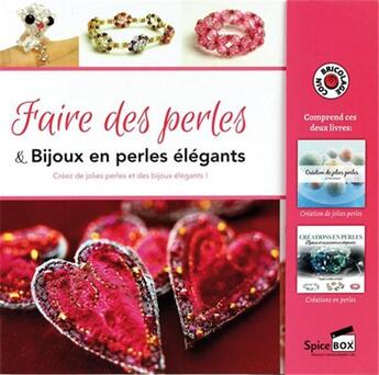 Couverture du livre « Faire des perles ; coffret » de  aux éditions Spice Box