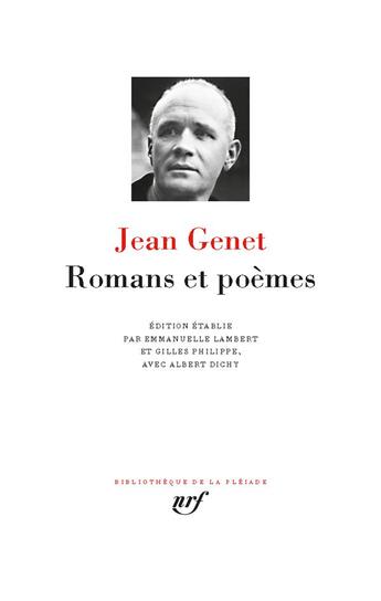 Couverture du livre « Romans et poèmes » de Jean Genet aux éditions Gallimard