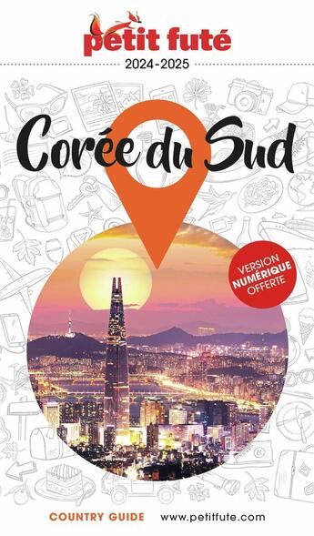 Couverture du livre « Country guide : Corée du Sud (édition 2024/2025) » de Collectif Petit Fute aux éditions Le Petit Fute