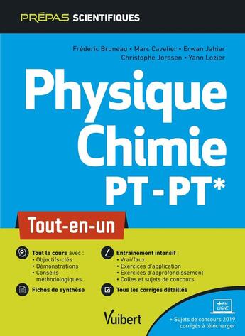 Couverture du livre « Physique-chimie PT/PT* » de  aux éditions Vuibert