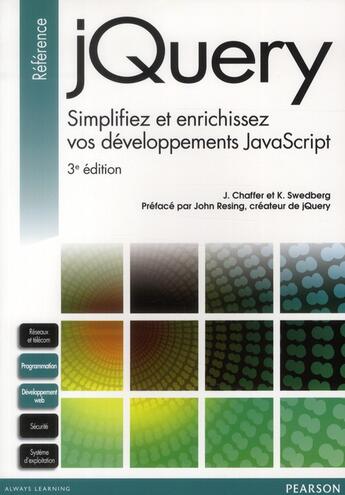 Couverture du livre « JQuery » de  aux éditions Pearson