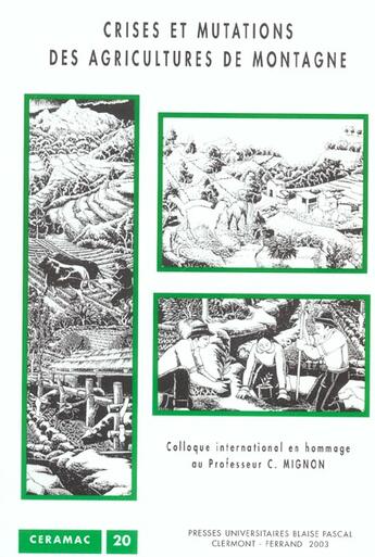 Couverture du livre « Crises et mutations des agricultures de montagne » de  aux éditions Pu De Clermont Ferrand