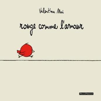 Couverture du livre « Rouge comme l'amour » de Valentina Mai aux éditions Passepartout