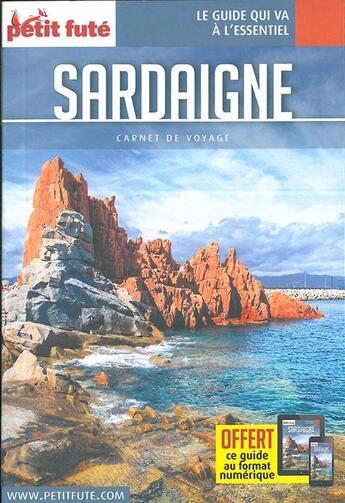 Couverture du livre « GUIDE PETIT FUTE ; CARNETS DE VOYAGE ; Sardaigne (édition 2018) » de  aux éditions Le Petit Fute