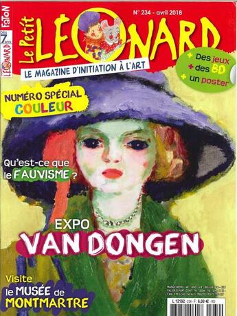 Couverture du livre « Le petit leonard n 234 van dongen - avril 2018 » de  aux éditions Le Petit Leonard