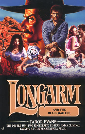 Couverture du livre « Longarm #287: Longarm and the Blackmailers » de Evans Tabor aux éditions Penguin Group Us