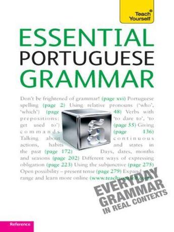 Couverture du livre « Essential Portuguese Grammar: Teach Yourself » de Tyson-Ward Sue aux éditions Hodder Education Digital