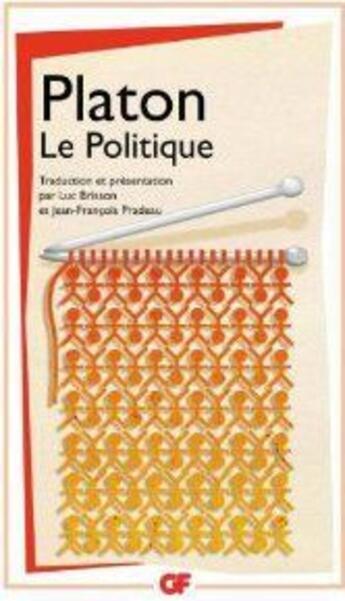 Couverture du livre « Le politique » de Platon aux éditions Flammarion